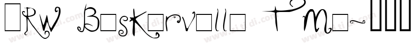 URW Baskerville T Me字体转换